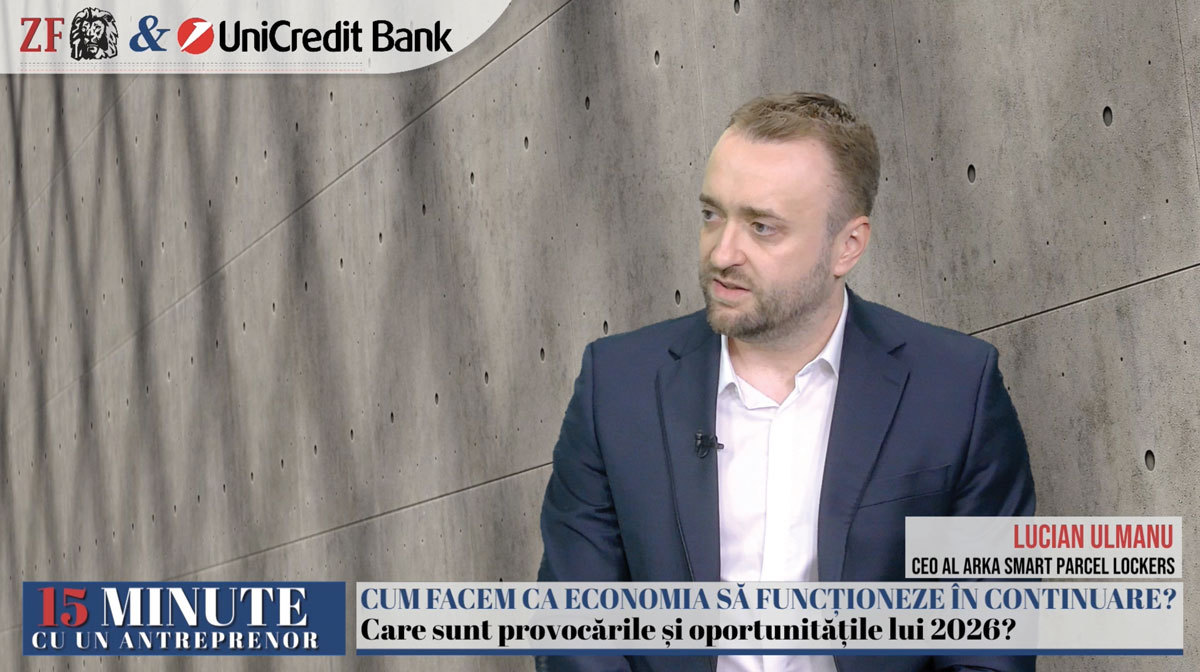 ZF 15 minute cu un antreprenor, un proiect al Ziarului Financiar şi al UniCredit Bank: Cum a ajuns un producător român de lockere între cei mai mari jucători din lume? ARKA Smart Parcel Lockers lucrează cu curieri din România, Austria şi Canada şi este în discuţii cu nume globale. „Ne gândim să mutăm fabrica“